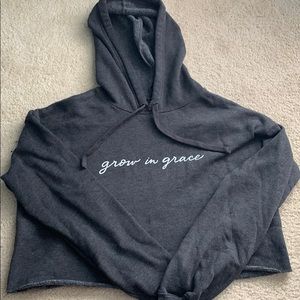 Elevated Faith cropped hoodie